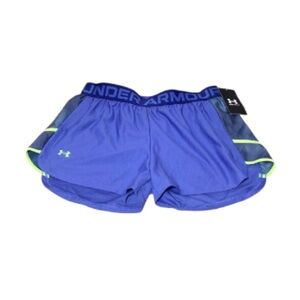 NWT Under Armour Women's Blue and Gray Athletic Shorts